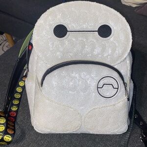 Disney loungefly sequin baymax mini backpack